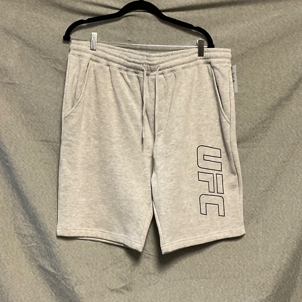 UFC Light Gray Athletic Men's Shorts